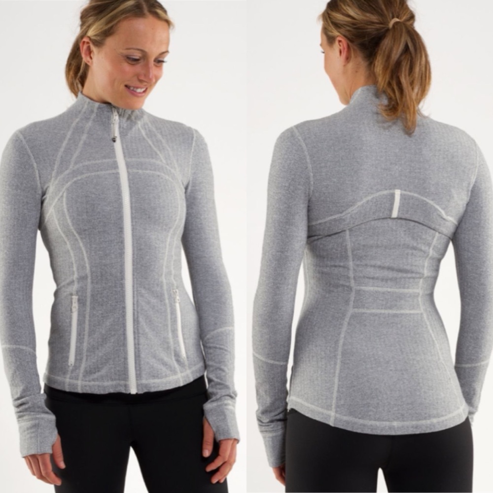 Lululemon Define Jacket *Herringbone
Ghost Heathered Coal Herringbone SZ 8